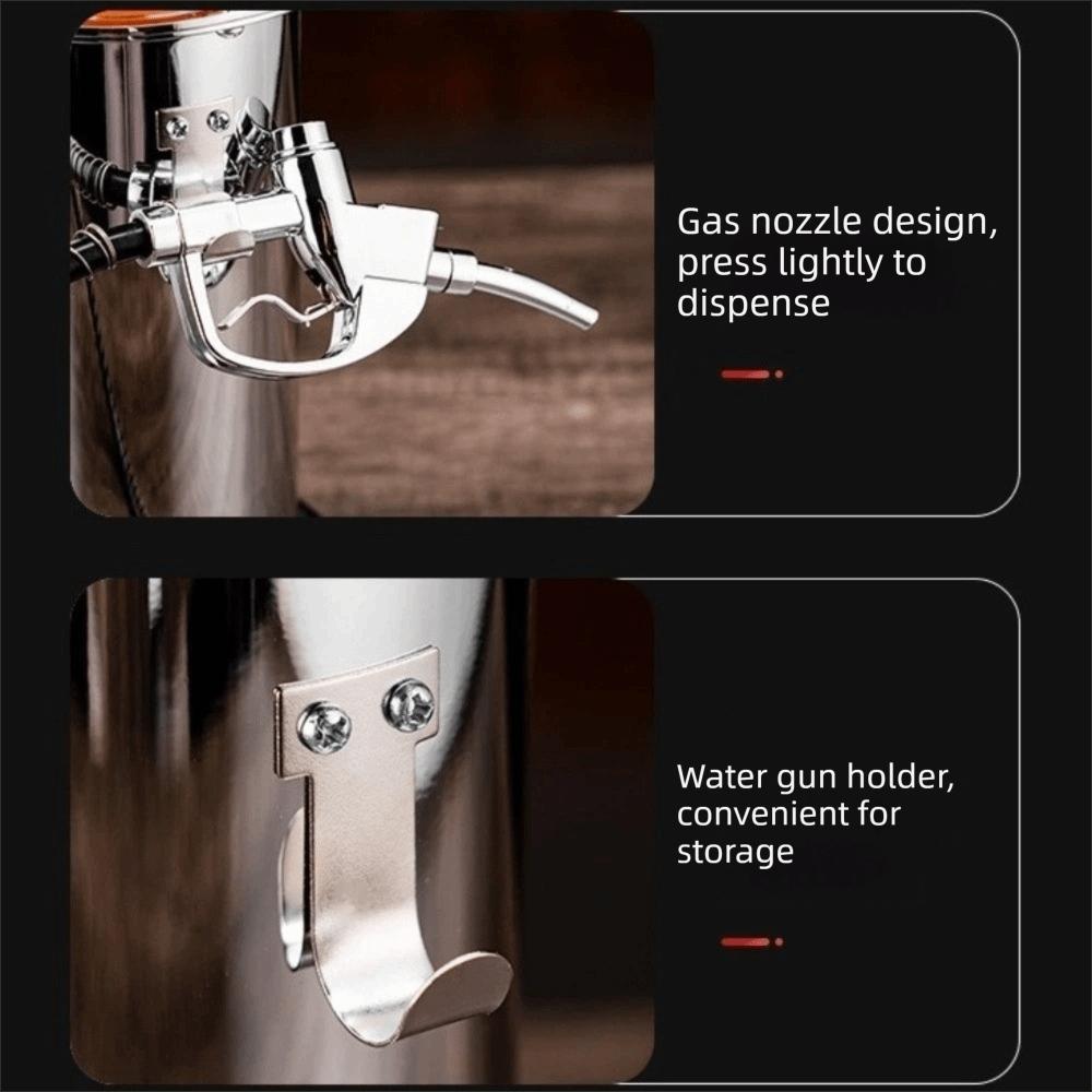 Creativity Single Pump Wine Dispenser Retro Style Drop Resistant Beverage Container 900ML Plastic Liquor Dispenser Home Bar