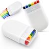 6-Color Face Paint Sticks for Sports Day, Parties, and Fan Activities - Rainbow Stripes Crayons