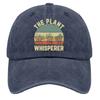 Funny Gardener Dad Hat The Plant Whisperer Plant Gardening Baseball Cap for Men Vintage Hats Adjustable