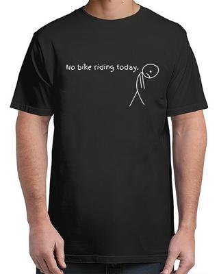 Pas de Vélo Aujourd'hui Vintage T-shirt Unisexe Adulte S-4XL