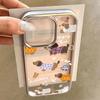 Transparent Cartoon Dachshund Protective Phone Case for iPhone 11-16