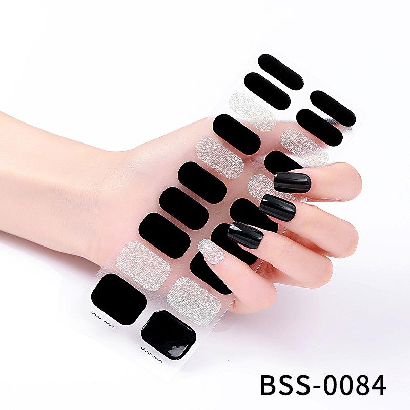 Gel Manicure Stickers Baked Light Phototherapy Nail Stickers Cured Manicure Stickers
