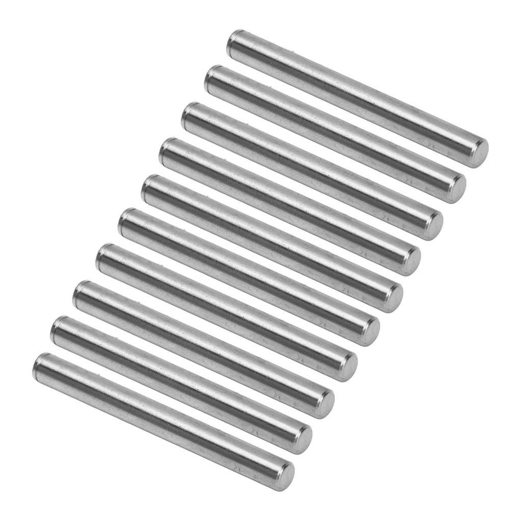 10 Stück RC Motor Welle Silber 4mm Durchmesser 39mm Länge Modellflugzeug Auto Boot Runde Welle Stange