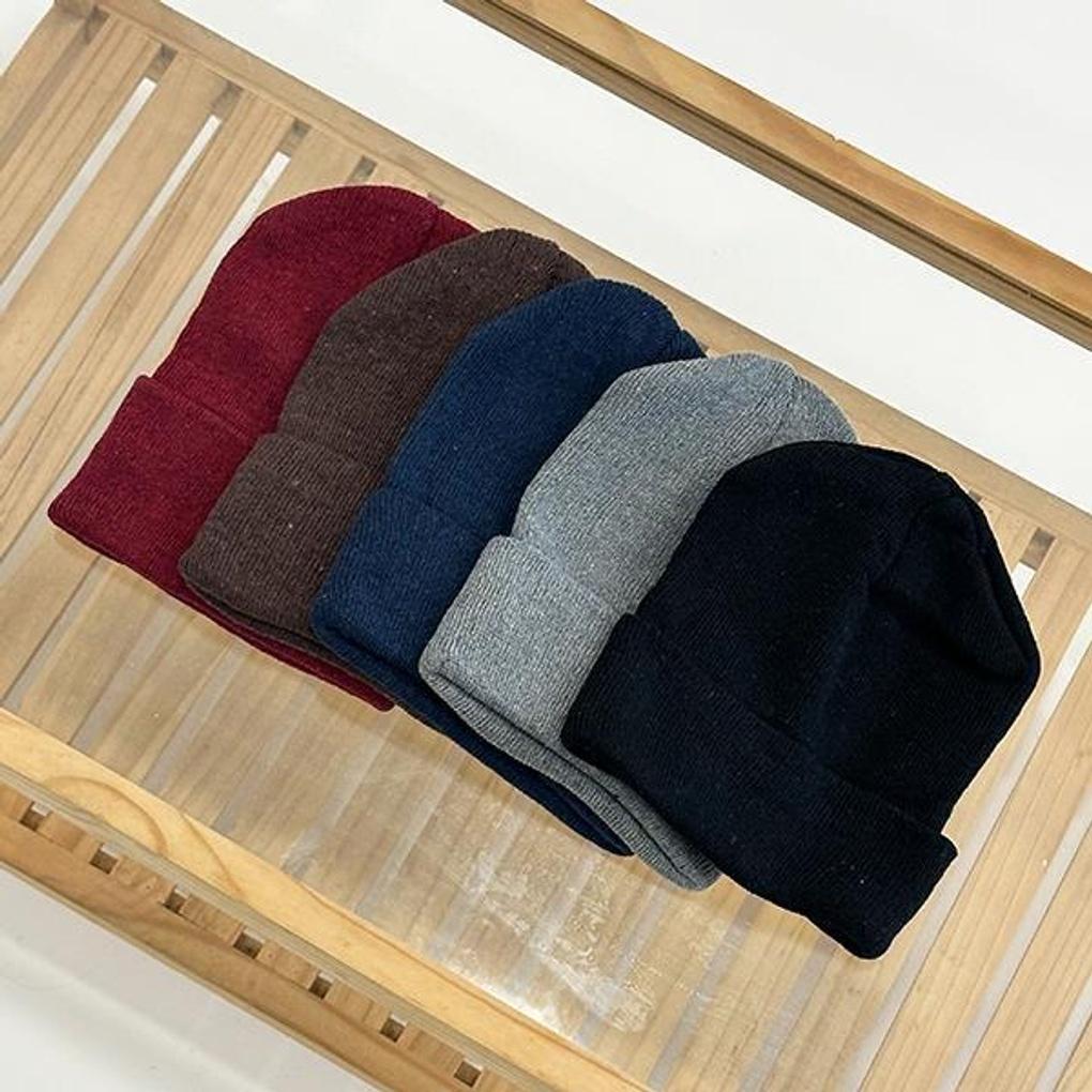 5-color Daily Unisex Casual Basic Long Beanie
