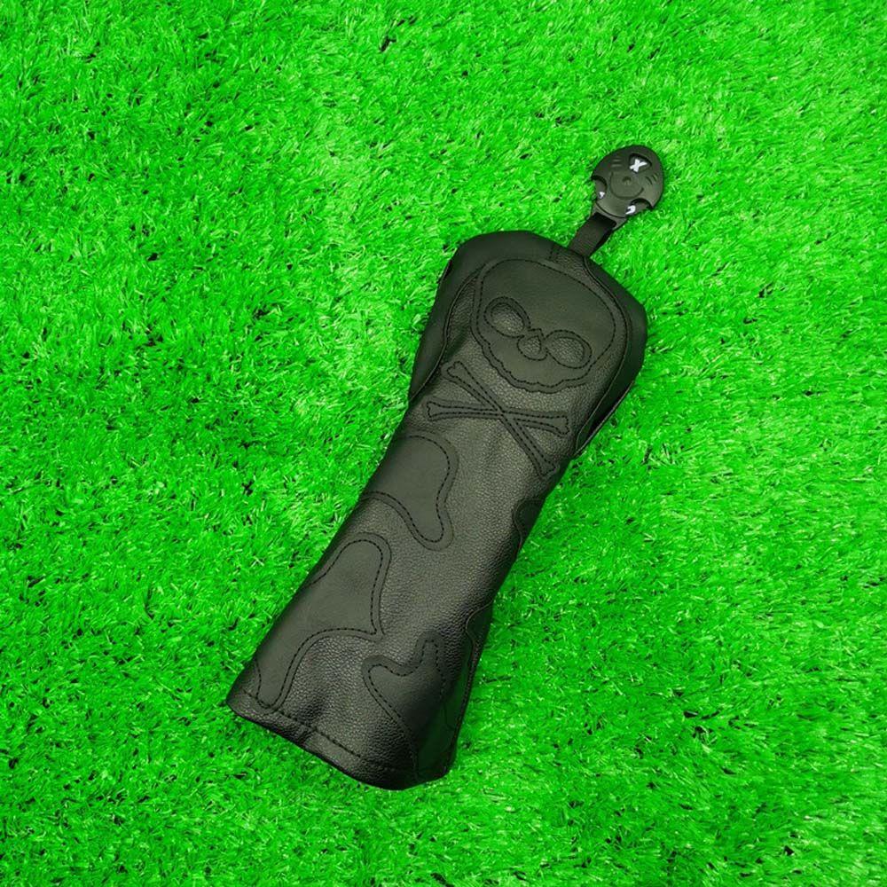 Putter PU Leather Club Head Protector Skull Golf Putter Cover Golf Club Headcover Golf Head Covers