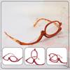 Presbyopia Makeup Mirror Can Rotate Left And Right Single Piece Glasses Fashionable Presbyopia Glasses For Both Men And Women