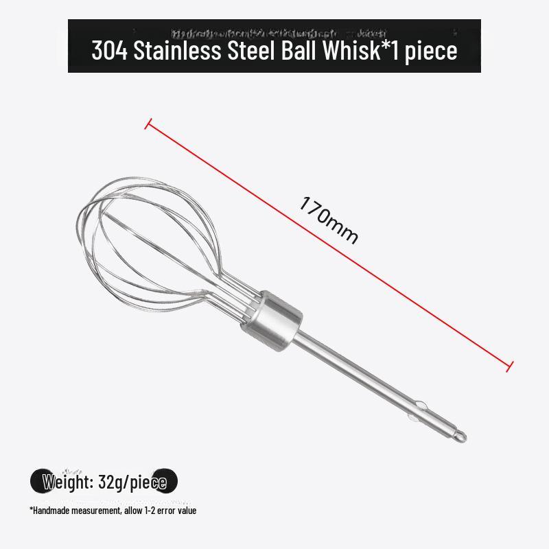 Elektrischer Eierschläger aus Edelstahl mit 12 Drähten zum Backen und Sahnerühren