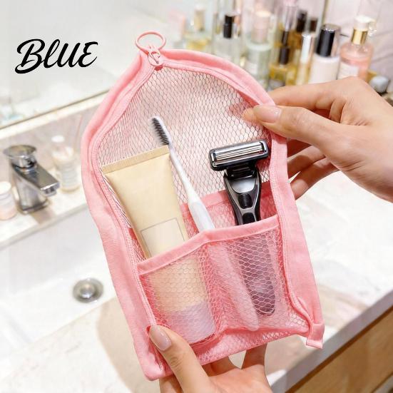 Portable Cosmetic Organizer for Women Standing Toiletry Bag, Waterproof EVA Organizer, Large Capacity Makeup Pouch with Compartments Storage
