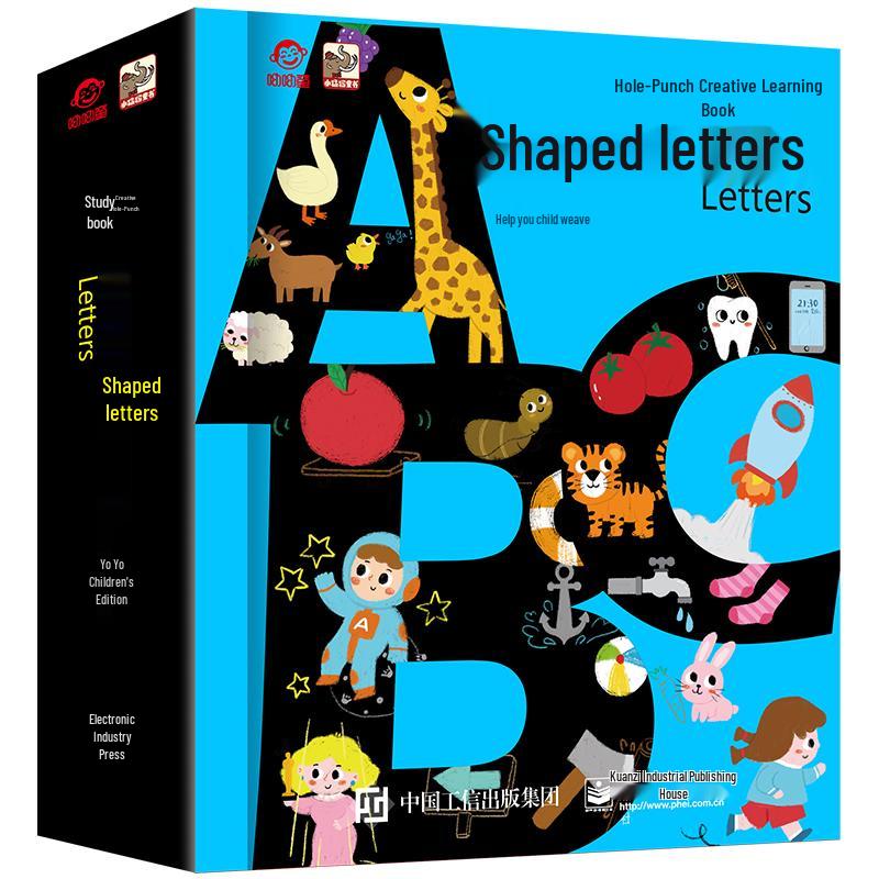 Interactive Shaped Letter Learning Book