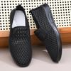 Men's Mesh Shoes Summer Breathable Hollow Thin Casual Shoes Anti Slip Lightweight Wear-resistant Sandals for Men