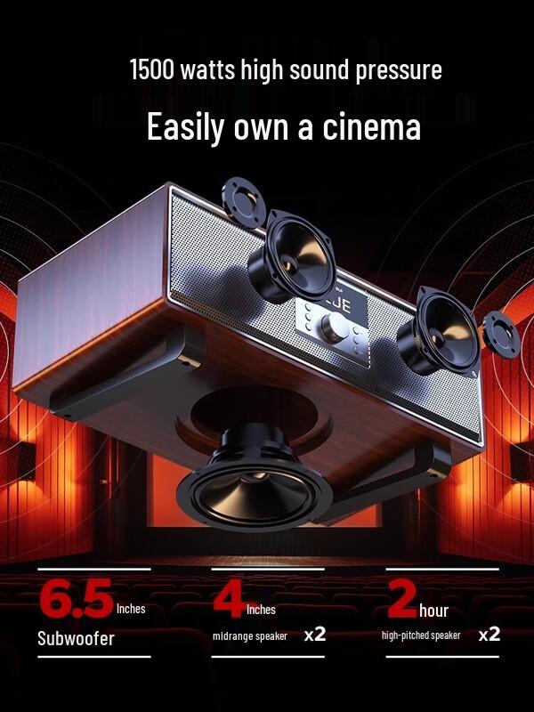 SANSUI T76 Home KTV Audio System with Dual Microphones CN Plug (adapter Included)