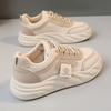 Academy style retro lace-up little white shoes women's new platform running bread shoes versatile sports shoes