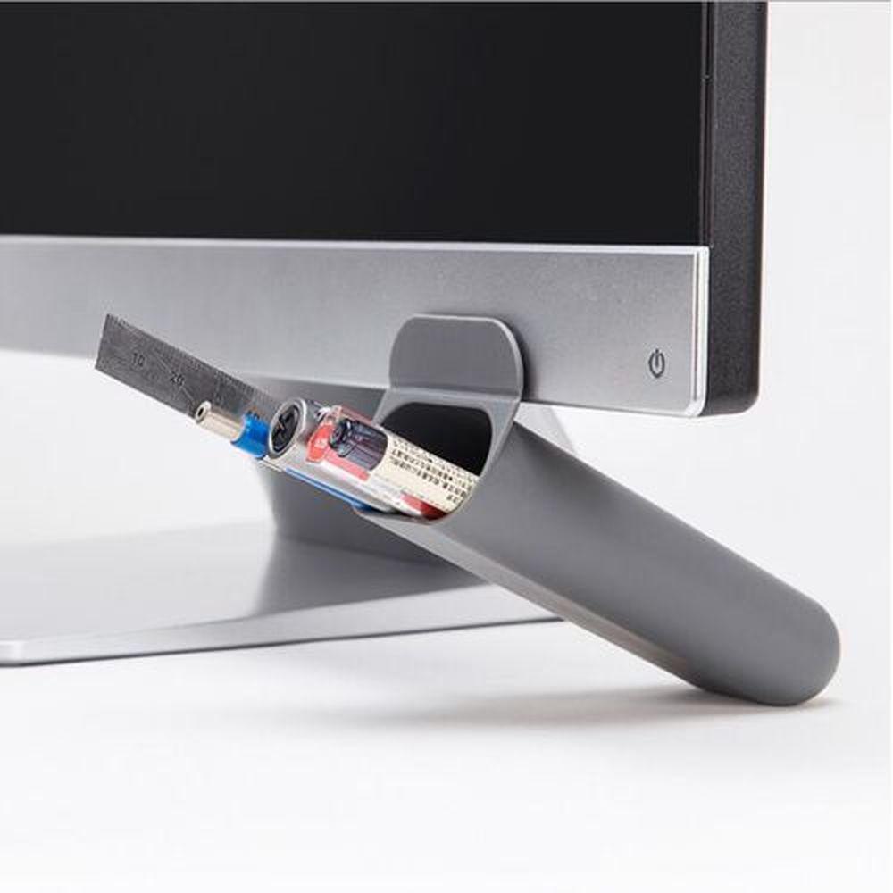 1PC Creative Pencil Holder Cup Ruler Organizer Container Pen Desktop Storage Pocket Office Stationery