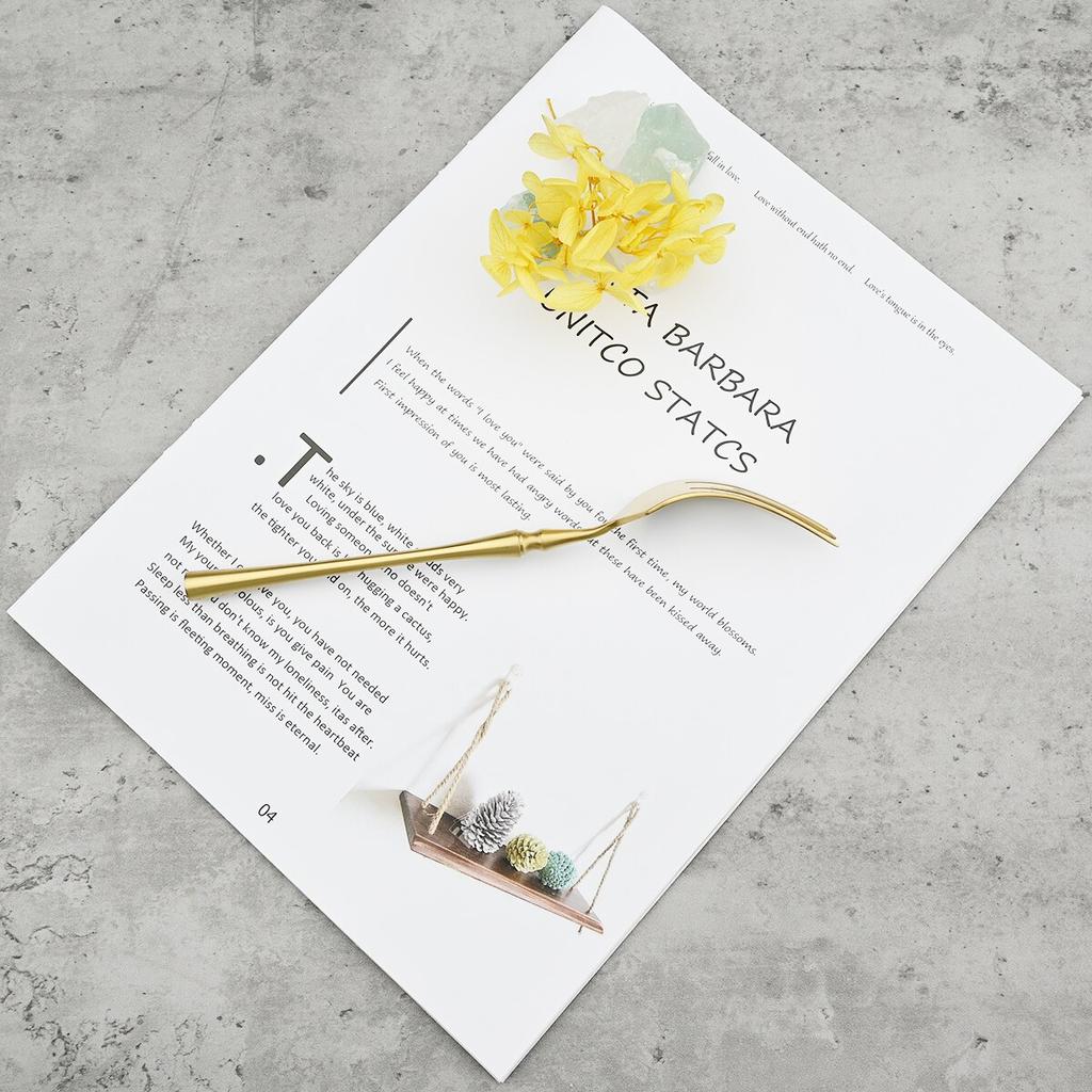 Luxury 304 Stainless Steel Dinnerware Set Matte Gold Tableware Western Knife Fork Tea Spoon Cutlery Set Patry Kitchen Silverware