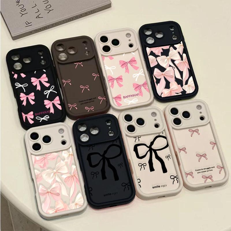 Case For OPPO A18 A38 A3 A5 PRO A3X A5X A40 A60 A58 A78 A94 A74 RENO 11F 12F 14 PRO 7 10 6 5 Lite Realme C53 C63 cover Cute Bow