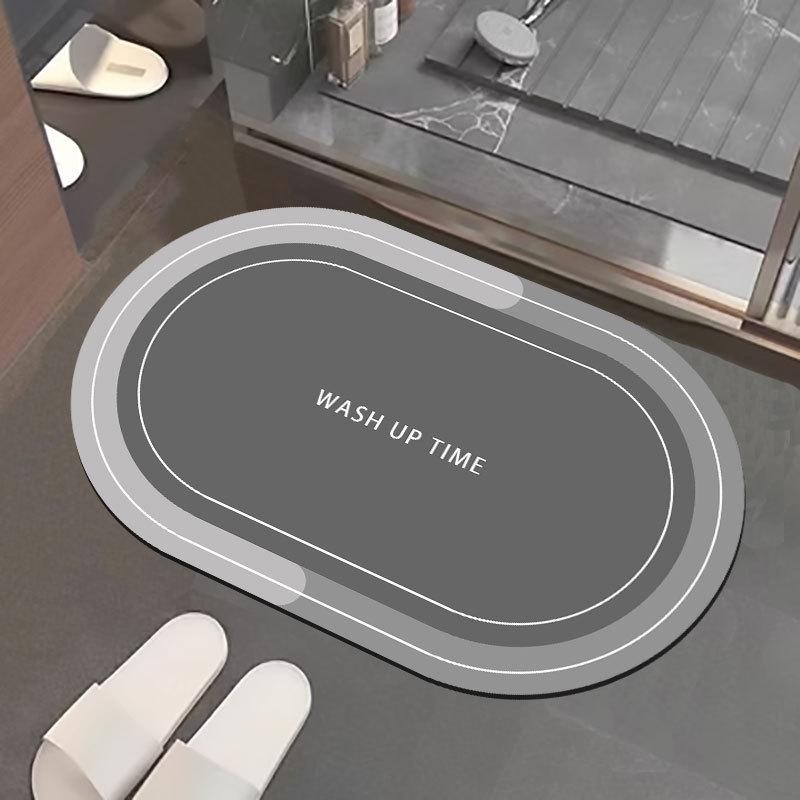 Diatom Mud Non-slip Quick Dry Bathroom Mat
