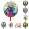 Balões de Hélio Vibrantes de Bola de Discoteca Grande Ideais Para Celebrações de Aniversário com Tema Retrô