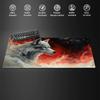 Fire Wolf and Ice Wolf Mouse Pad Desk Mat Gaming pad NonSlip Durable Starry Wolf Mouse carpet Suitable for Office and Gaming