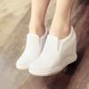 White Wedge Shoes Women Sneakers Spring Autumn Hidden Heels Ladies Loafers Shoes Casual Comfort Wedges Platform Female Shoes