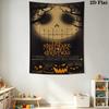 Jack Skellington Halloween Tshirt Tapestry Background Cloth Fashion Print Wall Decoration Atmospheric Background Cloth Wall Covering Decoration