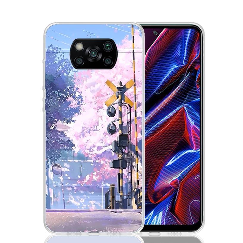 Anime Ästhetische Landschaft Handyhülle Für Xiaomi Poco X7 X6 X5 Pro F7 Ultra Redmi 15C 15 13 13C 12 12C 10 10A 10C 9 9A 9C 9T Hülle
