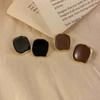 Alloy Irregularity Black Earrings Geometry Vintage Jewelry Fashion Metal Earring  Women