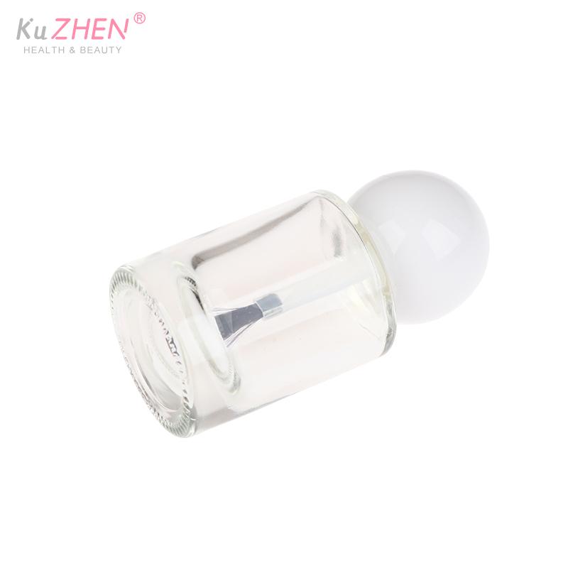 1pcs Mini 15ml Empty Nail Polish Bottles With Brush Bottles Clear Glass Nail Gel Bottles With Brush Cap Nail Oil Nail Art Tool