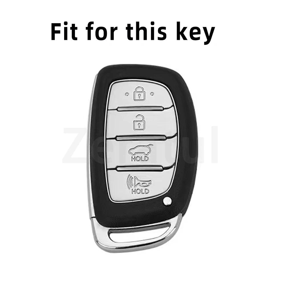 For Hyundai Ix25 Ix35 Ix45 I10 I20 I30 I40 Tucson Sonata Fe Creta Verna Solaris Mistra Elantra Accent Tpu Car Key Case Cover