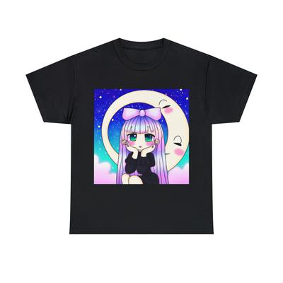 Cute Kawaii Anime Pastel Goth T Shirt Unisex Adults NEW Graphic Tee Moon Gothic