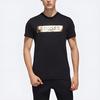 adidas Ai Gfx Ss Foil Sports Bronzing Printing Round Neck Short Sleeve Black Men's EH3814