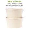 Strix Design Disposable Food Bowls with Lids, Made of Bamboo, 30 Count, 380ml, Commercial Use, Eco-Friendly, SD-160