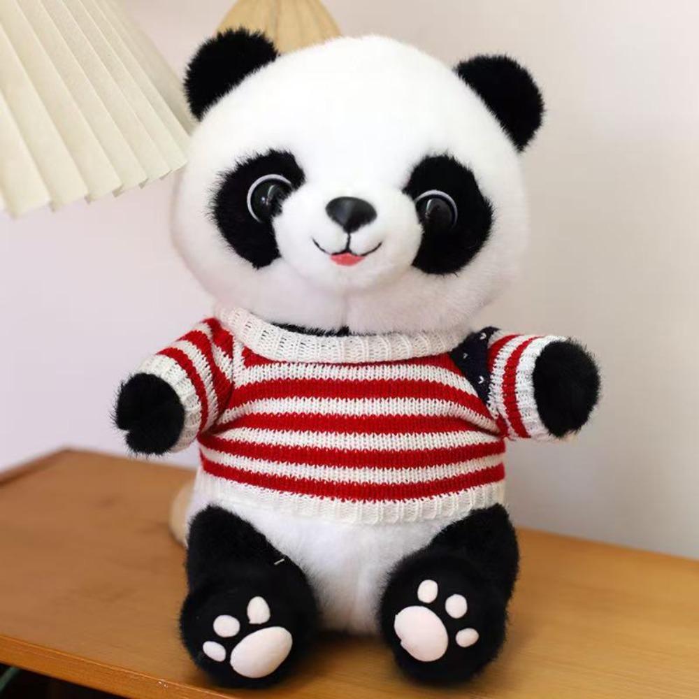 Cute Panda Doll Plush Toy Simulation Panda Doll Grab Machine Doll Children's Birthday Gift Commemoration