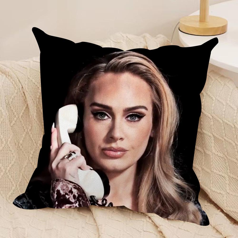Hot Singer A-Adele 30 Cushion Cover Soft Plush Double-Sided Printed Sofa Pillow Cushion Cover | Cozy All-Season Decor Gift