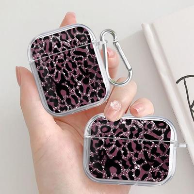 Clear Earphone Cases Cover Case For Airpods 1 Pro3 Pro Pro2 4 3 2 Color Leopard Print