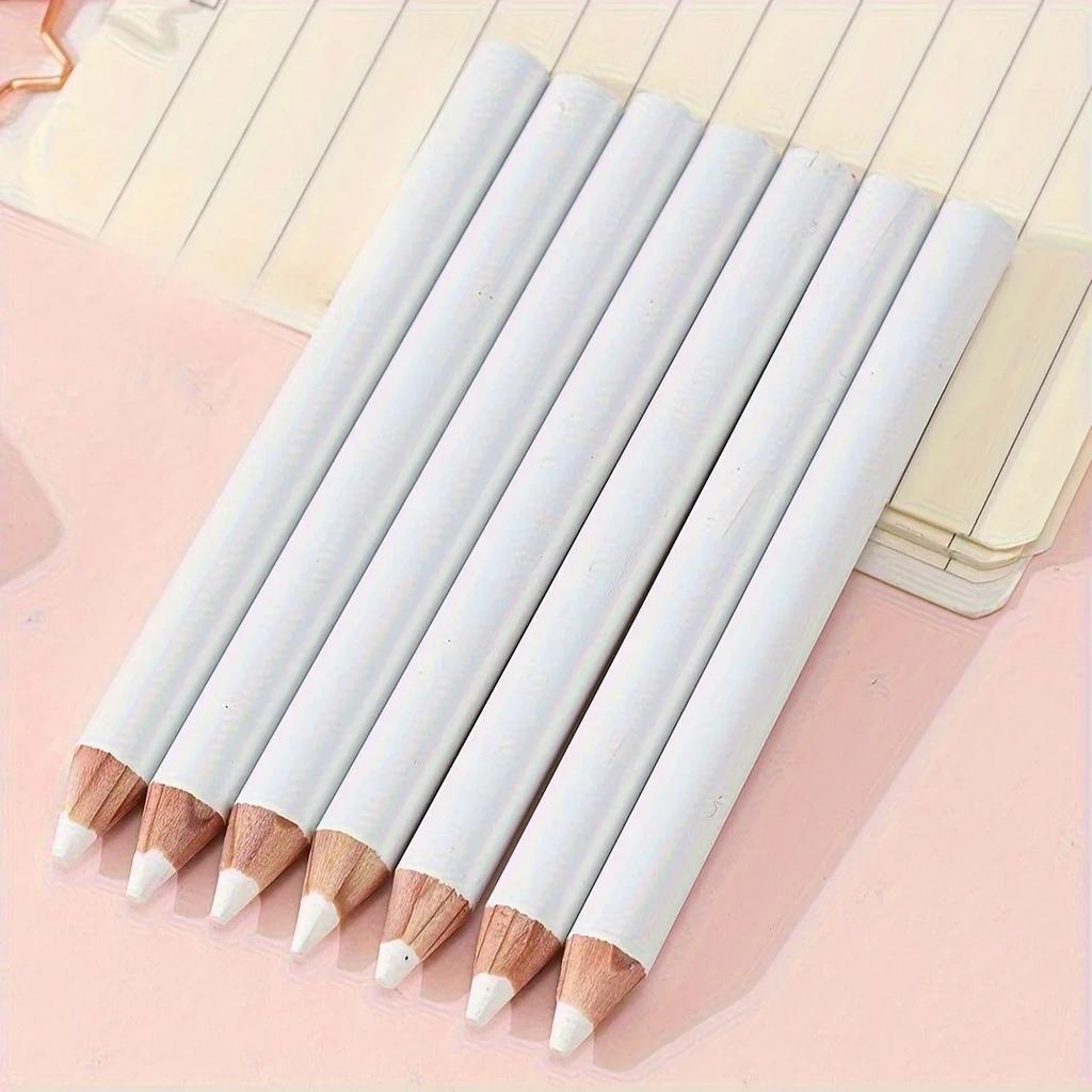 6 Stück Weißer Schneiderstift Modischer Stoffmarker Nähwerkzeuge Kreide Schnittfreier Schneider-Kleidungsstift Nähzubehör Stoffstifte