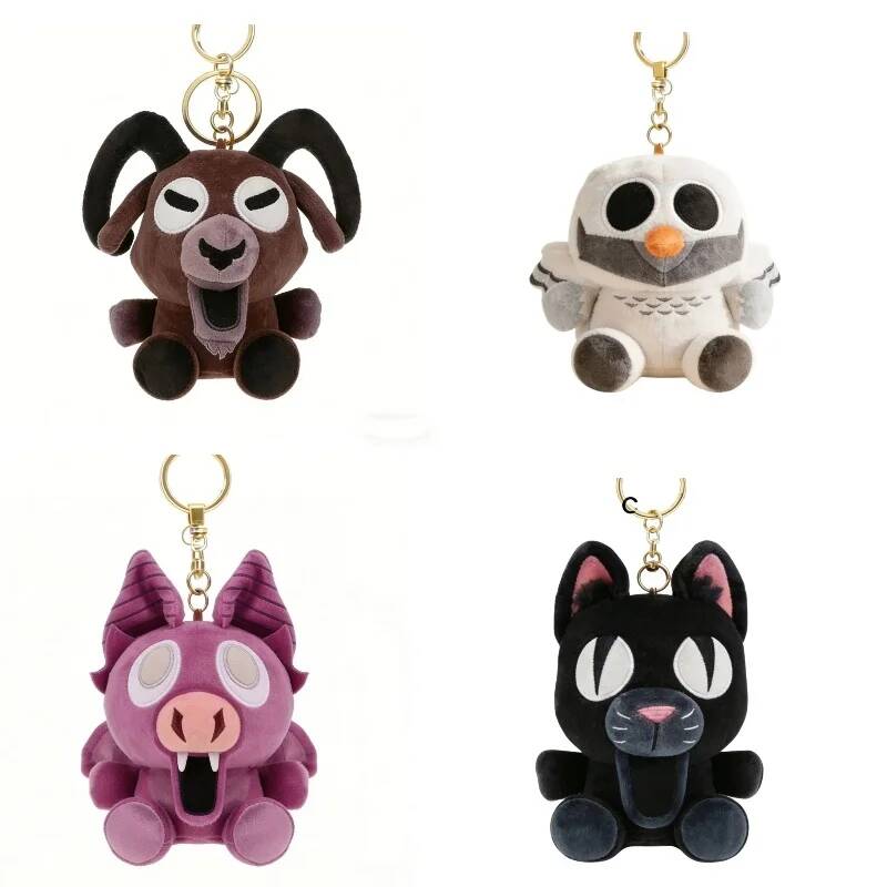 Q Peluche Cartone Animato 99 Notti Nella Foresta Peluche Carino Alce Arrabbiato Bambola di Peluche Capra Divertente Gufo Alce Seduto Giocattolo di Peluche Per Bambino Regali di Natale