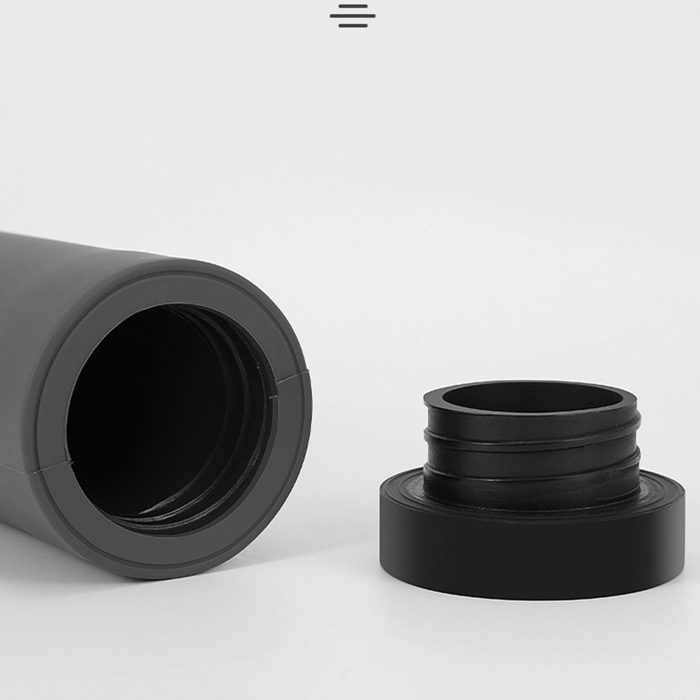 240ml Capacity Silicone Squeeze Bottle Refillable Design Liquid Soap Dispensing Jar  Shower Gel