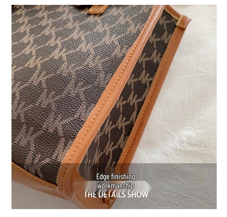 Women's 2022 Trendy Large Silk Scarf Shoulder Tote Bag