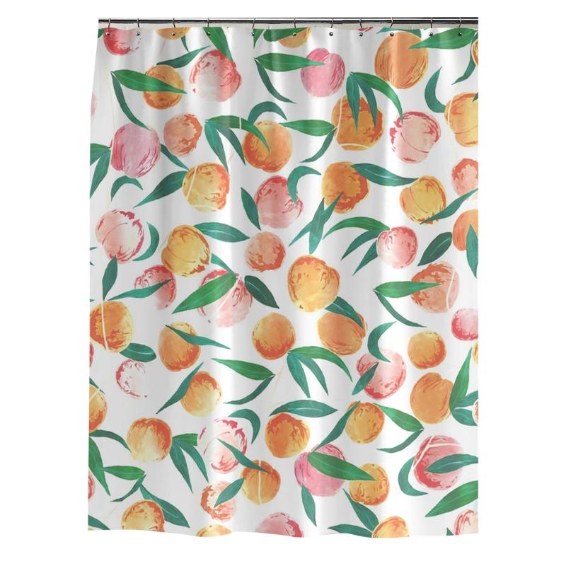 

Elegant Shower Curtain,Polyester Bath Curtain Mold Resistant Washable Bathroom Privacy Cover Various Size 183X183cm