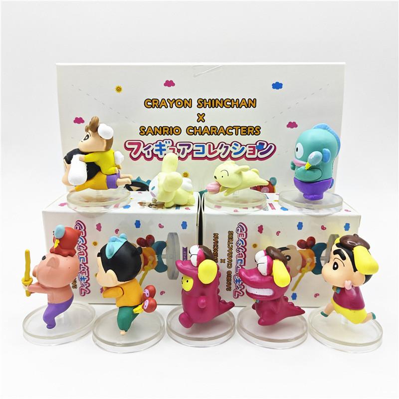 Shinchan Crayon Hangyodon Abs Model Toy Set For Collectors And Display Home
