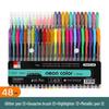 12-Color Glitter Gel Pen Set for Students: Fluorescent Markers for Journals & Notes