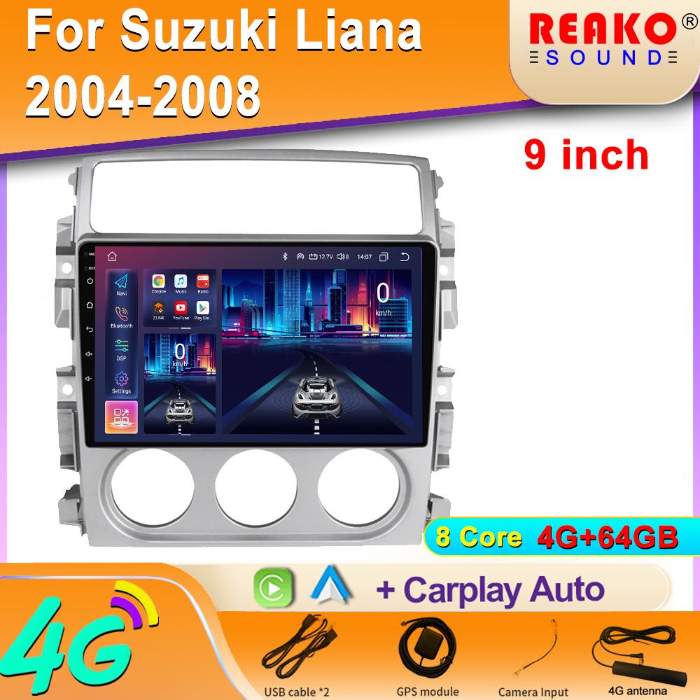 Navigație mașină Android Auto Radio pentru Suzuki Liana 2004-2008 Carplay Unitate principală Player Multimedia GPS DVD 2 din BT