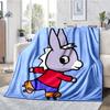 Trotro Theme Printed Blanket - Perfect for Couch, Bed, Travel & Outdoor Use | Machine Washable, Cozy & Durable.