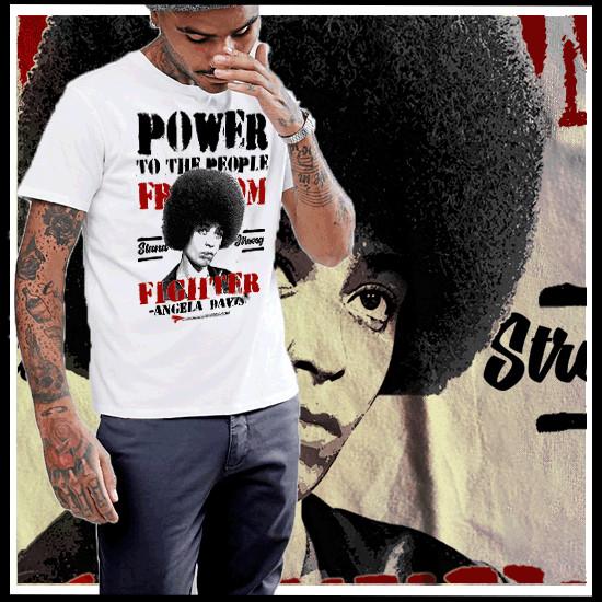 

Angela Davis T-Shirt Civil Rights Melanin quote African Pride Freedom fighter 4XL