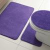 Bathroom Absorbent Foot Mats, Home Bathroom Floor Mats, Door Entry, Door Non-Slip Mats, Simple Three-Piece Set