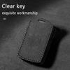 Luxury Top Layer Suede Leather Car Key Case Cover for Volvo XC90 XC60 XC40 V90 V60 V50 V40 S60 S90 Auto Accessories