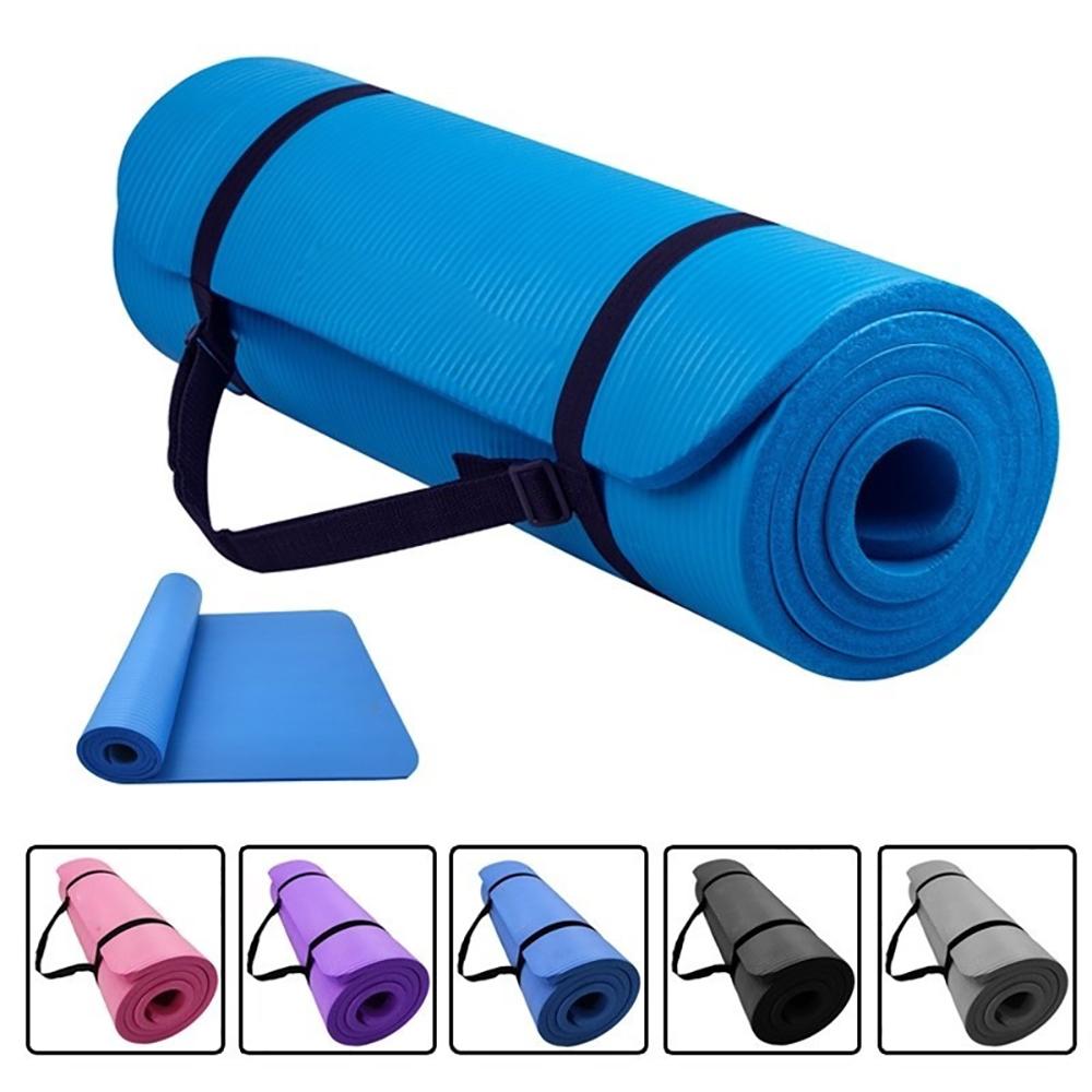 Nbr Yoga Mat Exercise Thickening Fitness Home Dance Mat 15mm Gym Exercise Mat