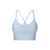 Nike Reggiseno Sportivo a Basso Supporto con Logo Solido Dri-FIT Intimo Donna Blu DB8766-425