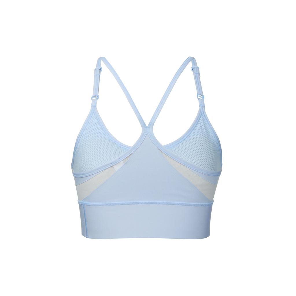 Nike Reggiseno Sportivo a Basso Supporto con Logo Solido Dri-FIT Intimo Donna Blu DB8766-425