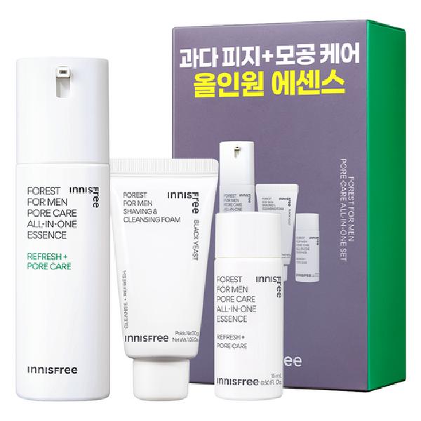 

[INNISFREE] Forest For Men All-in-one Essence 100ml+15ml SET (1 SET) #Pore Care - Special SET